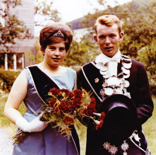 Königspaar 1963/1964: Karl Reding und Evi Padberg (Geier)