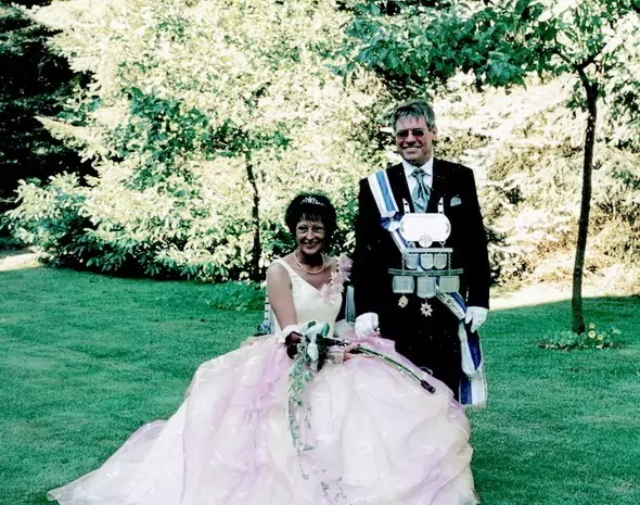Königspaar 2002/2003: Werner und Angelika Heimes