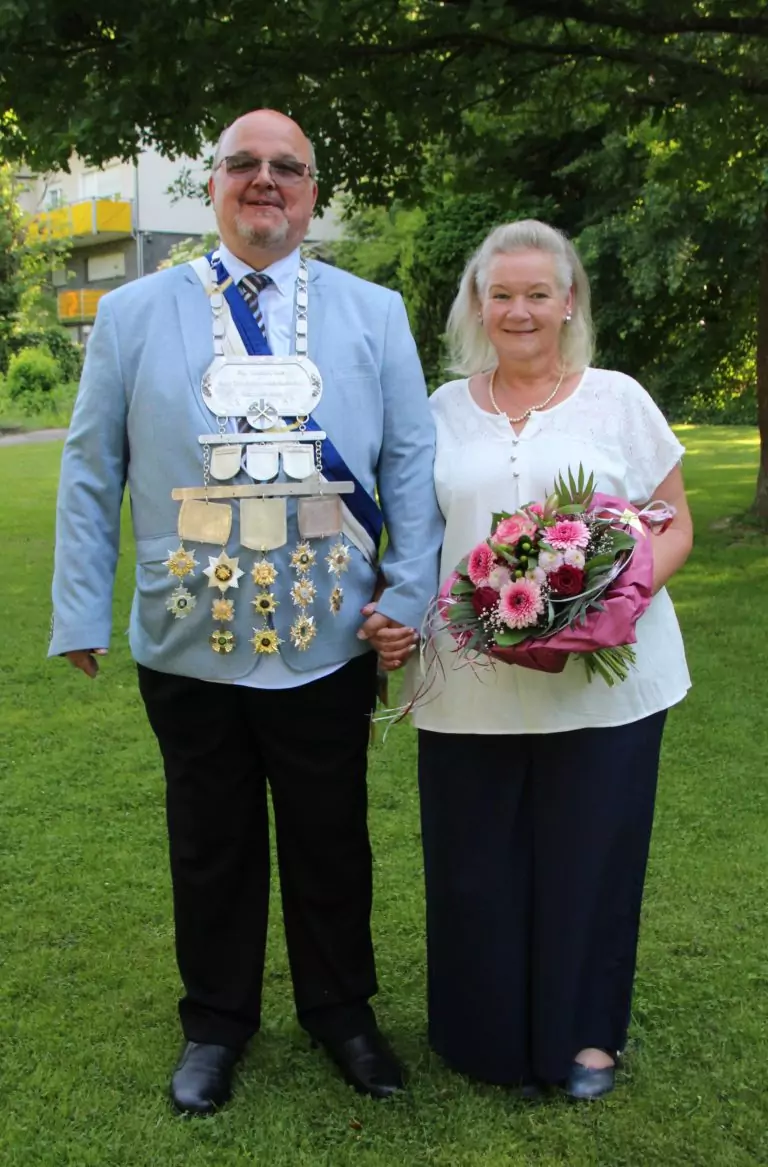 Königspaar 2025/2026: Detlef Gerhards und Sabine van Dijk