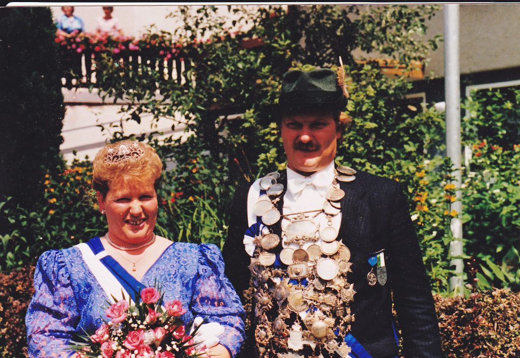 Königspaar 1986/1987: Georg Kern und Walburga Sledz (+)