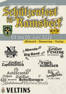Mehr über den Artikel erfahren Schützenfest in Ramsbeck 2026