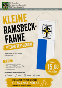 Mehr über den Artikel erfahren Kleine Ramsbeck Fahne wieder verfügbar
